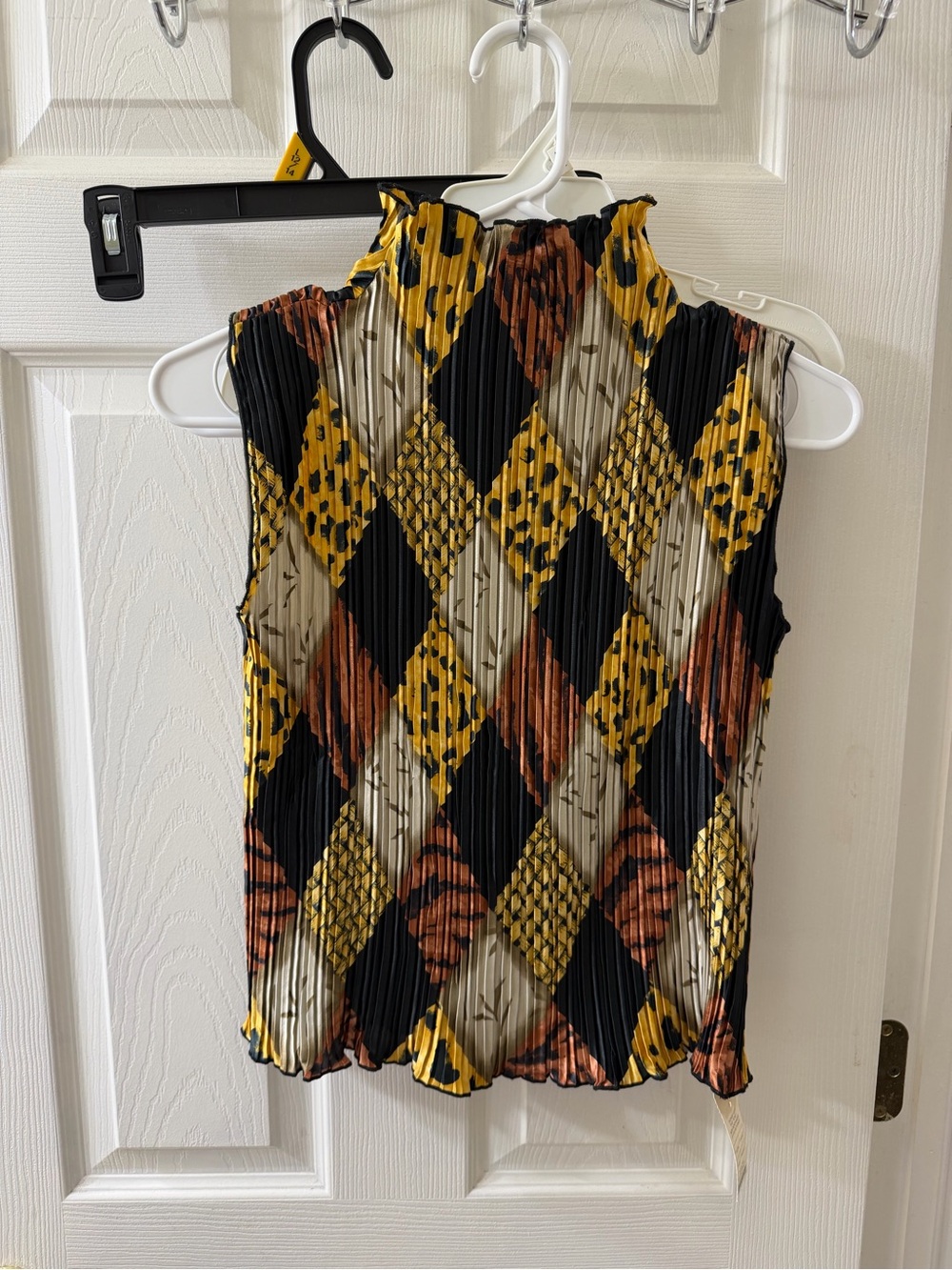 Y2K EK Designs Gant Sleeveless Pleated Camisole
